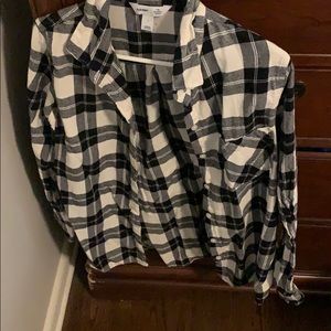 Plaid button up